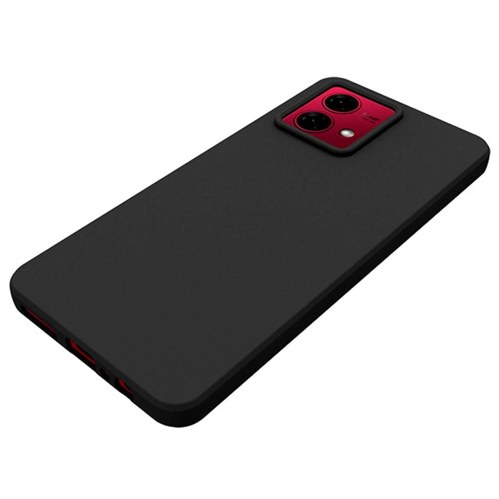 Motorola Moto G84 Mat Fleksibelt Plastik Mobil Cover - Sort