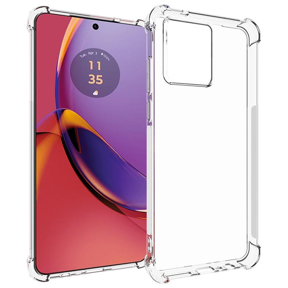 EIDERWOOD Motorola Moto G84 Fleksibel Plastik Mobil Cover - Gennemsigtig