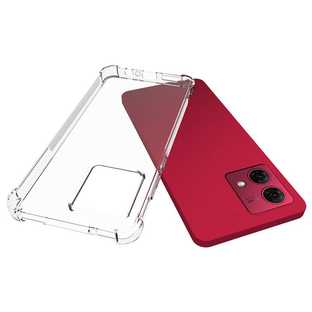 EIDERWOOD Motorola Moto G84 Fleksibel Plastik Mobil Cover - Gennemsigtig