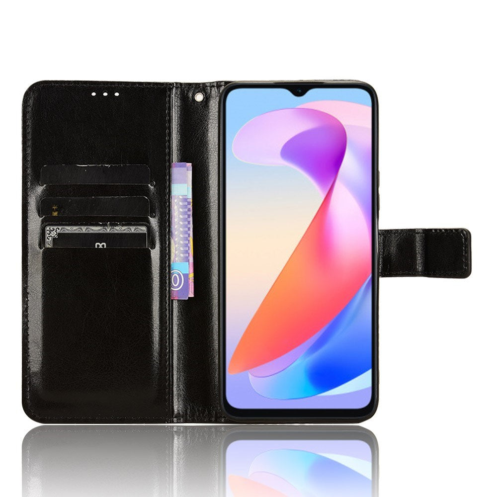 EIDERWOOD - Honor X6a - Kunstlæder Flip Cover m. Strop - Sort