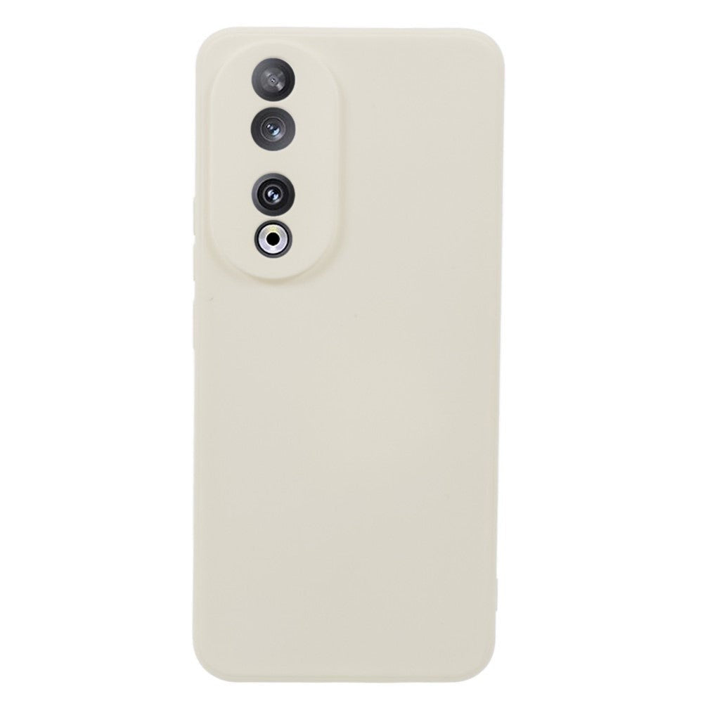 Honor 90 Fleksibelt Plastik Mobil Cover - Cream