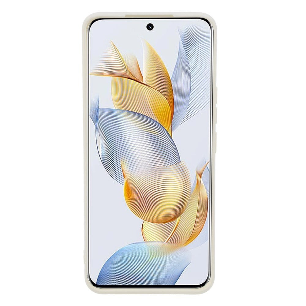 Honor 90 Fleksibelt Plastik Mobil Cover - Cream