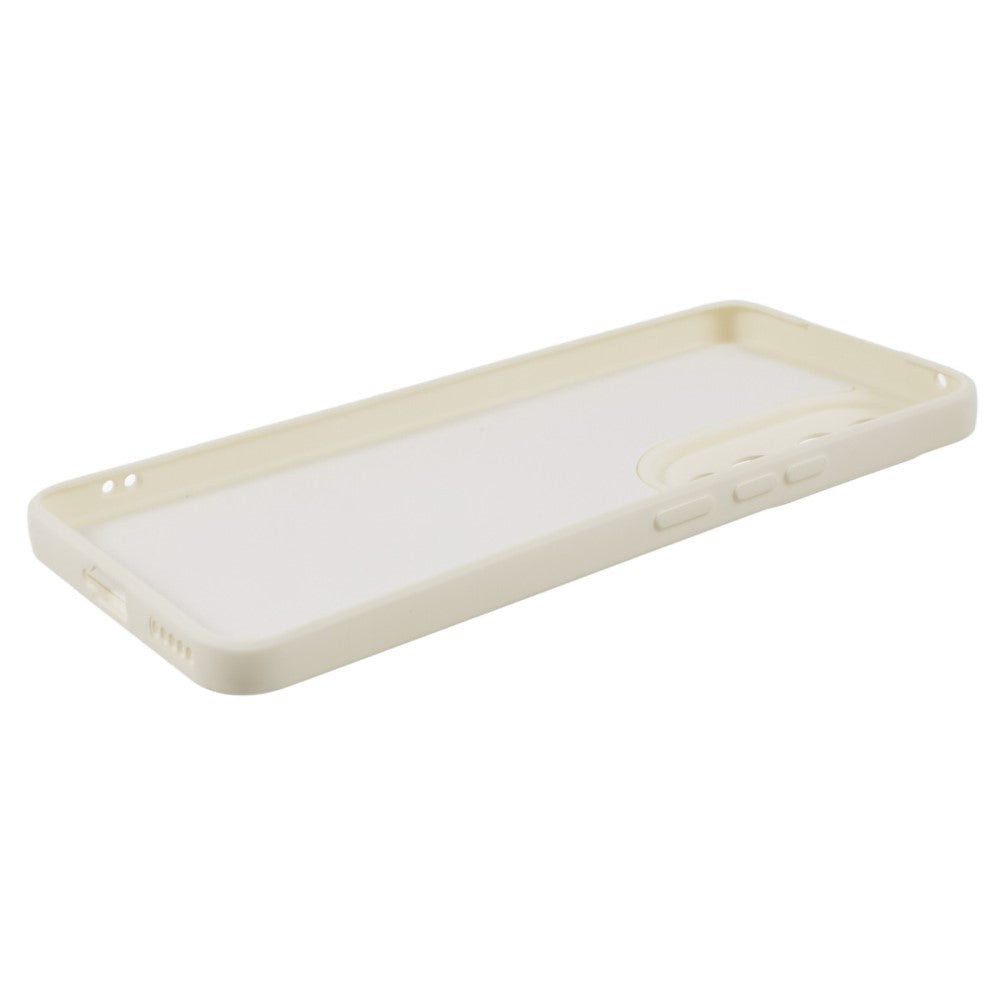 Honor 90 Fleksibelt Plastik Mobil Cover - Cream
