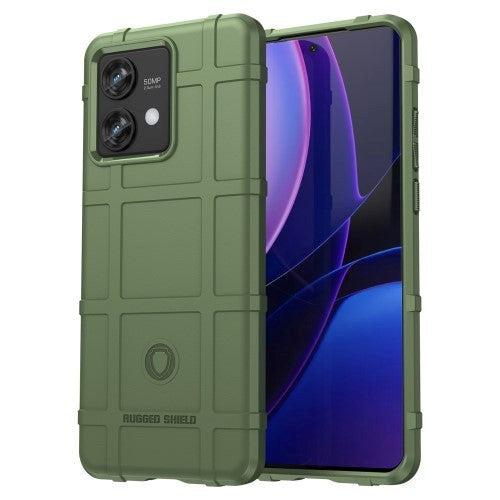 Motorola Edge 40 Neo Rugged Shield Mobil Cover - Grøn