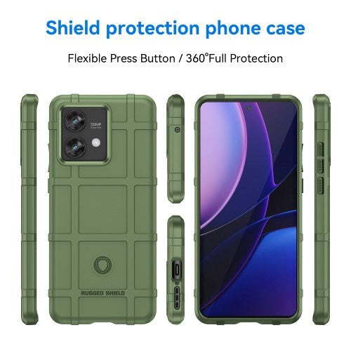 Motorola Edge 40 Neo Rugged Shield Mobil Cover - Grøn