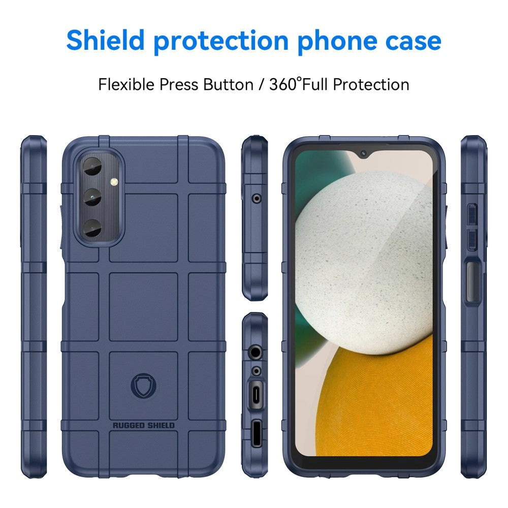 Samsung Galaxy A05s Rugged Shield Series Håndværker Mobil Cover - Blå