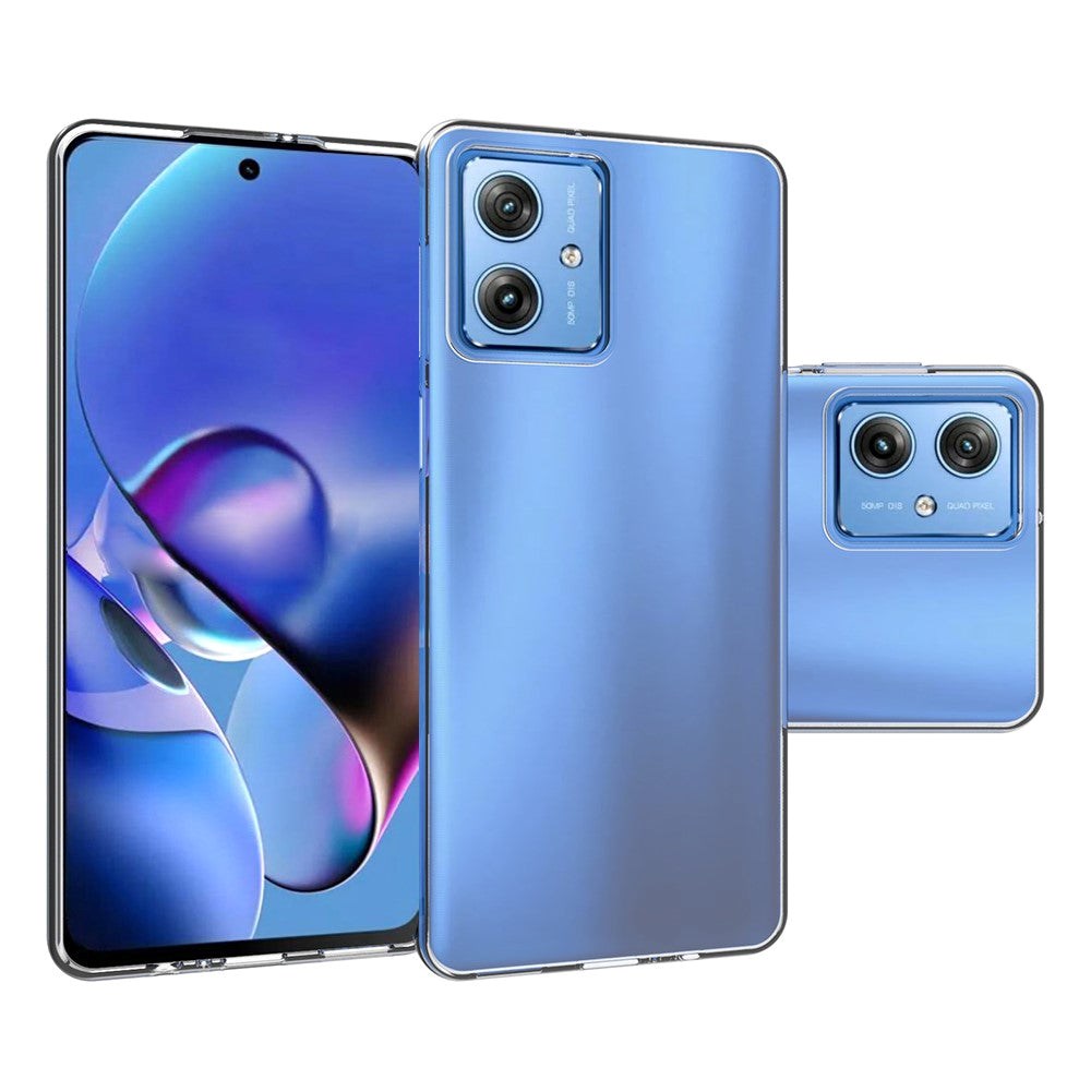 Motorola Moto G54 Fleksibelt Plastik Mobil Cover - Gennemsigtig