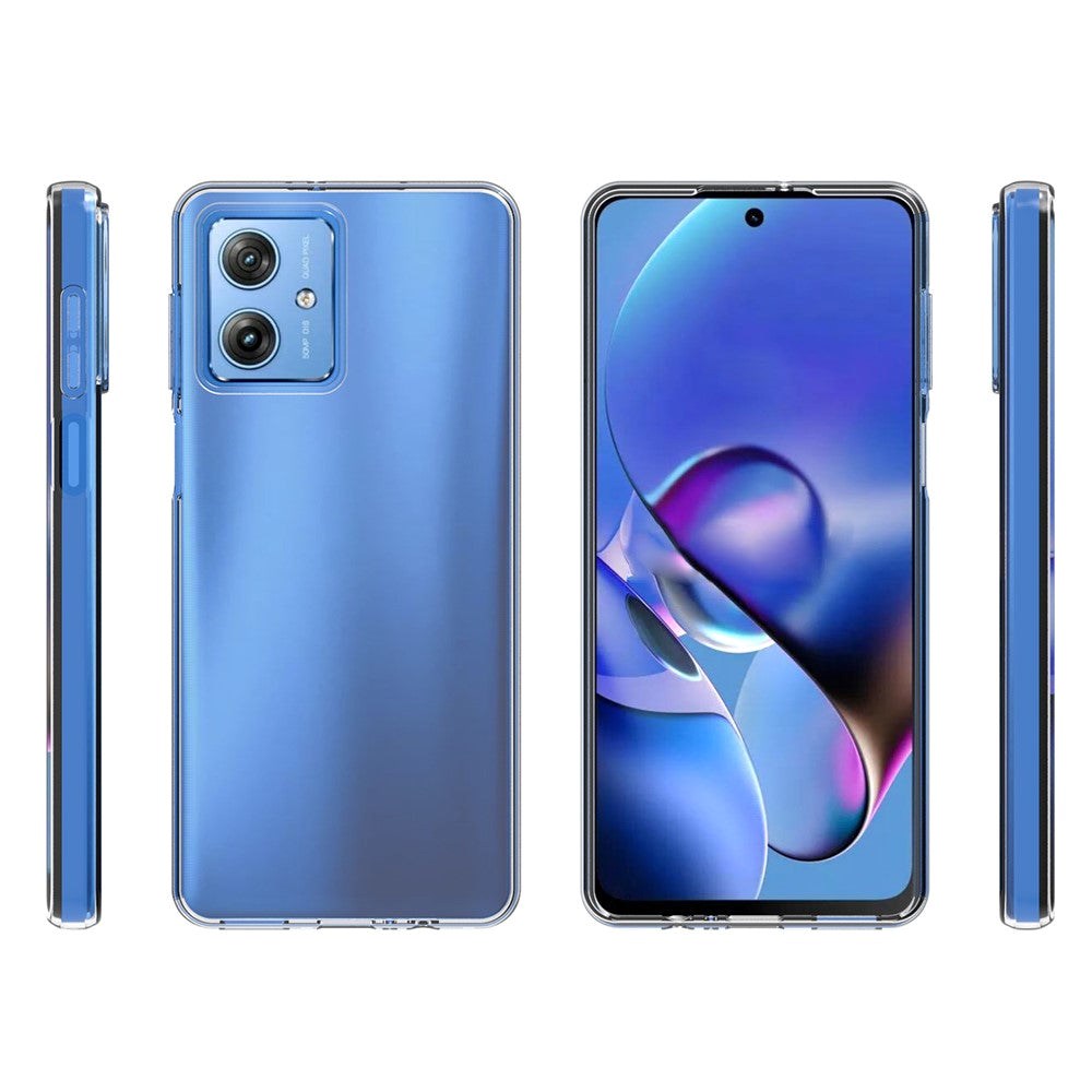Motorola Moto G54 Fleksibelt Plastik Mobil Cover - Gennemsigtig