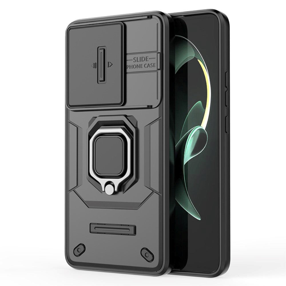 Xiaomi 13T / 13T Pro Håndværker Mobil Cover m. Magnetisk Kickstand & Cam Slider - Sort