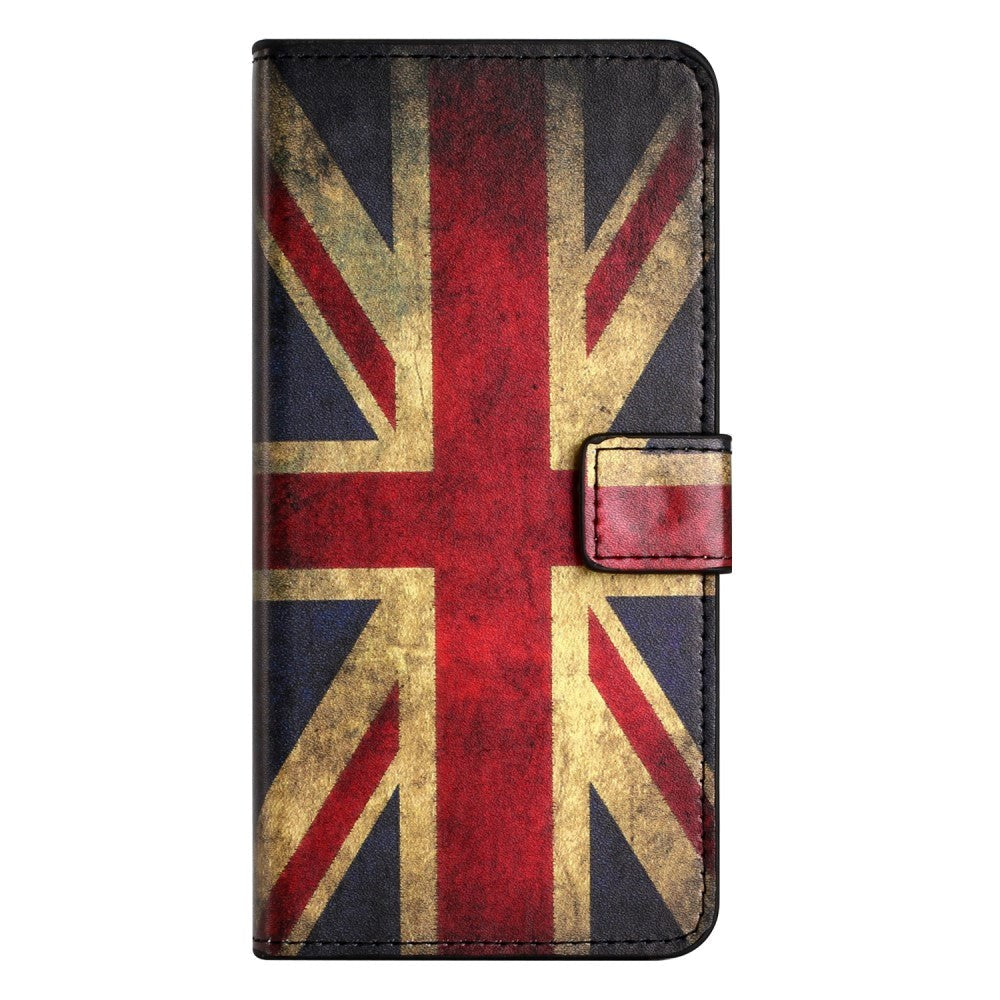 Samsung Galaxy A15 (5G) / A15 Læder Mobil Cover m. Pung & Ståfunktion - Union Jack