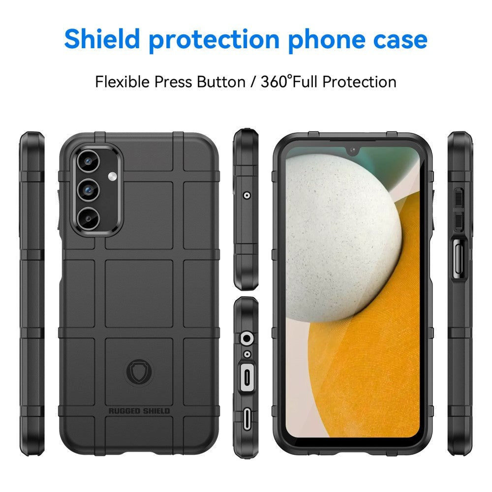 Samsung Galaxy A15 (5G) / A15 Rugged Shield Series Håndværker Mobil Cover - Sort