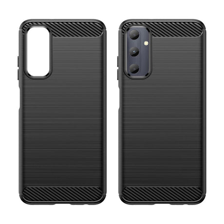 Samsung Galaxy A05s Brushed Carbon Mobil Cover - Sort