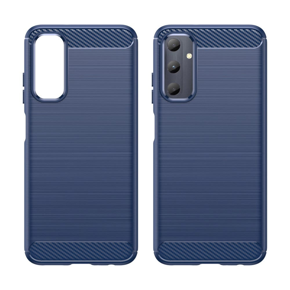 Samsung Galaxy A05s Brushed Carbon Mobil Cover - Blå