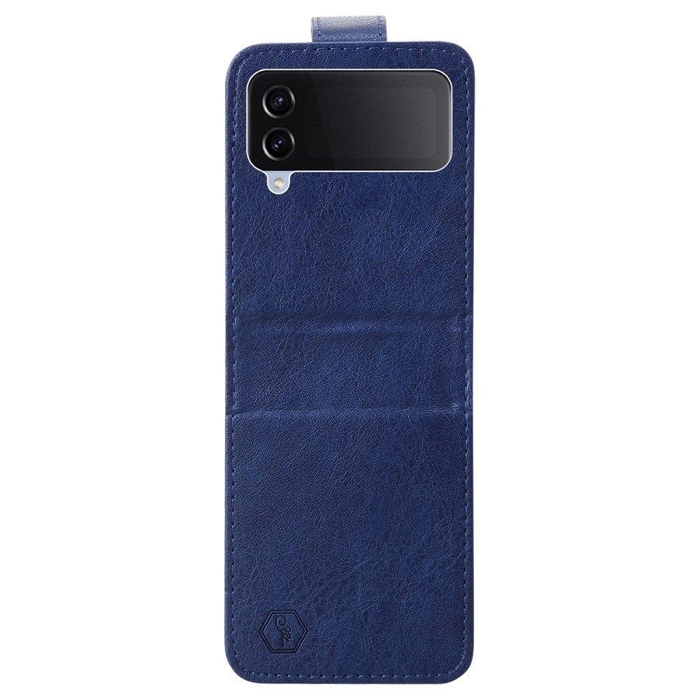EIDERWOOD Samsung Galaxy Z Flip4 (5G) Kunstlæder Cover - Blå