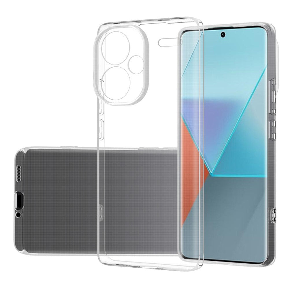 Xiaomi Redmi Note 13 Pro+ (Plus) Fleksibelt Plastik Mobil Cover - Gennemsigtig