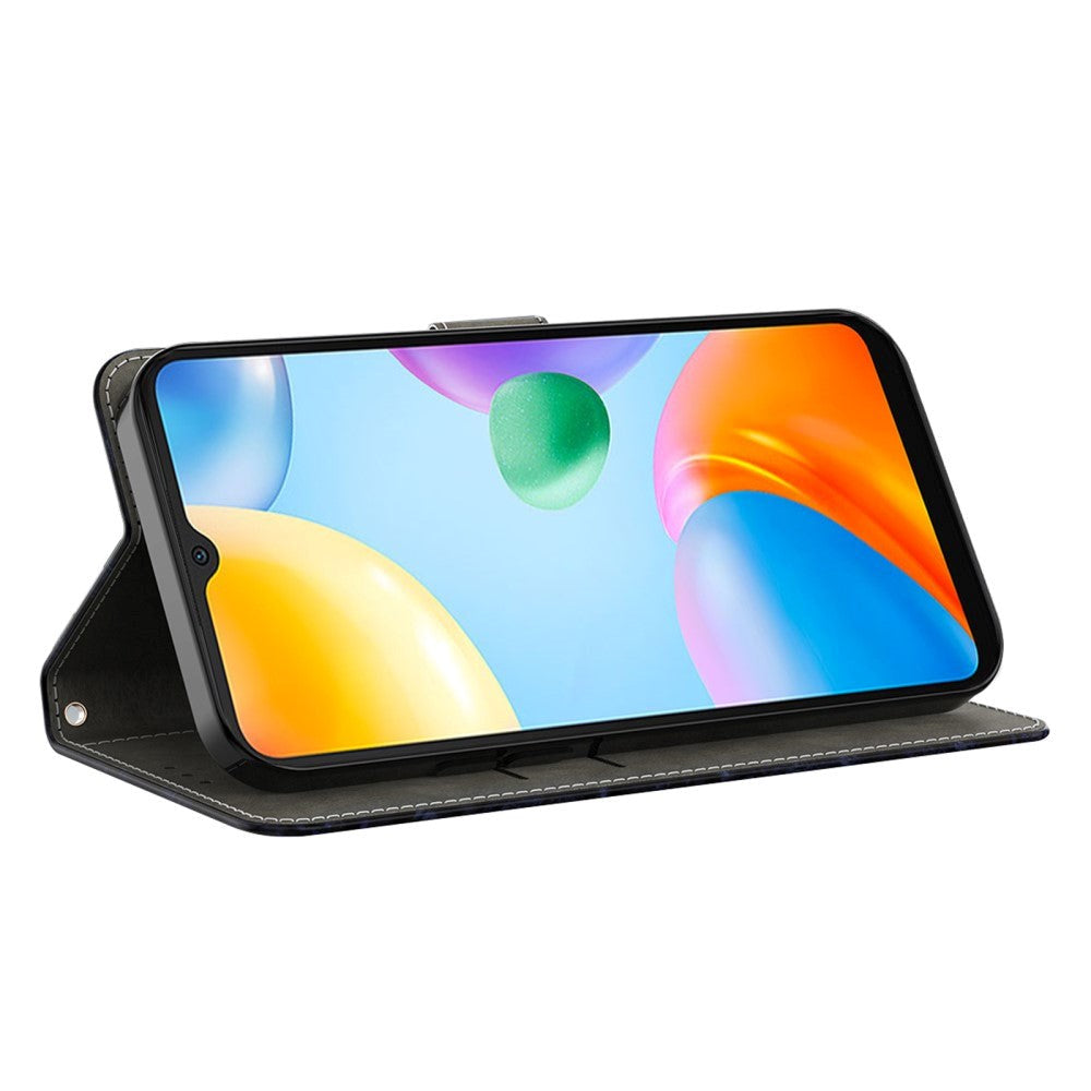 Xiaomi 13T / 13T Pro Læder Mobil Cover m. Pung & Print - Hvide Blomster