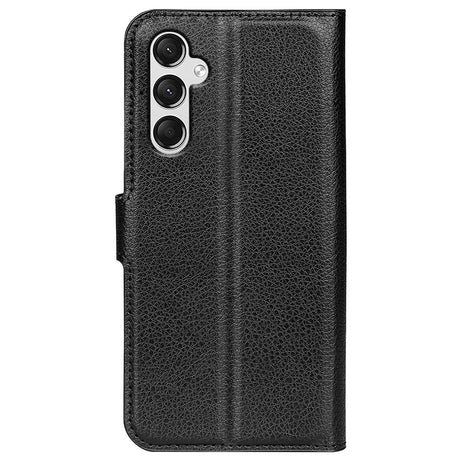 Samsung Galaxy A25 (5G) Litchi Læder Mobil Cover m. Pung - Sort