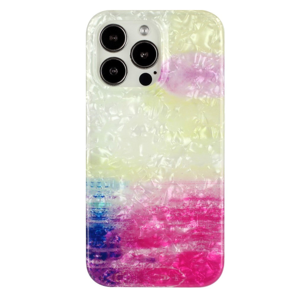 iPhone 15 Pro Fleksibelt Plastik Mobil Cover m. Motiv - Flerfarvet Hav