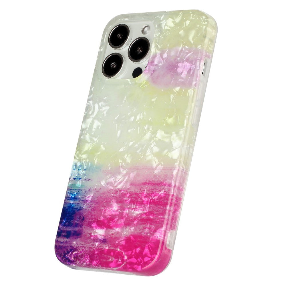 iPhone 15 Pro Fleksibelt Plastik Mobil Cover m. Motiv - Flerfarvet Hav