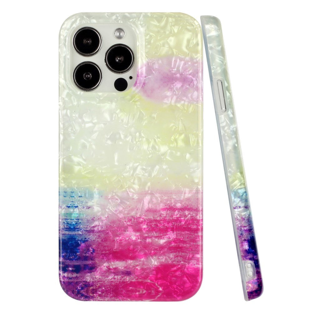 iPhone 15 Pro Fleksibelt Plastik Mobil Cover m. Motiv - Flerfarvet Hav