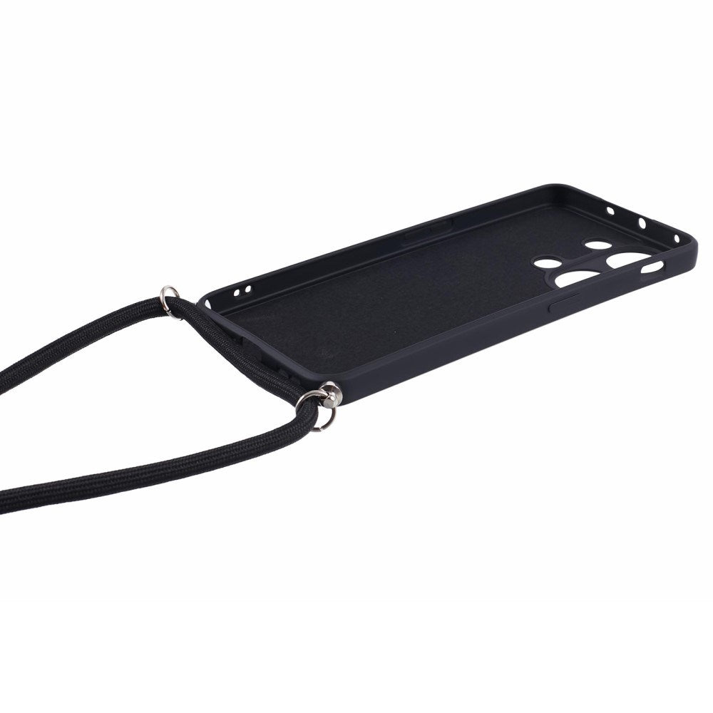 EIDERWOOD OnePlus Nord 3 (5G) Fleksibelt Plastik Mobil Cover m. Justerbar Strop - Sort