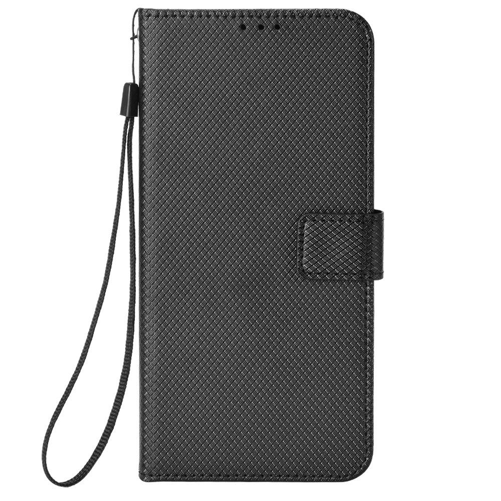 EIDERWOOD Xiaomi Redmi Note 13 Pro (5G) / Poco X6 Læder Mobil Cover m. Strop & Tekstur - Sort
