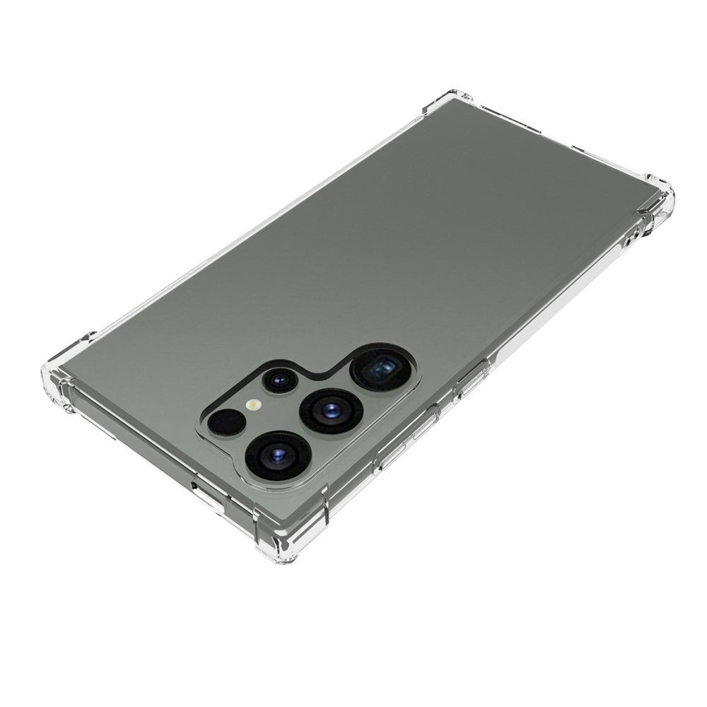 Samsung Galaxy S24 Ultra Fleksibelt Plastik Mobil Cover - Gennemsigtig