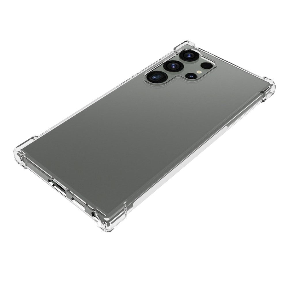 Samsung Galaxy S24 Ultra Fleksibelt Plastik Mobil Cover - Gennemsigtig