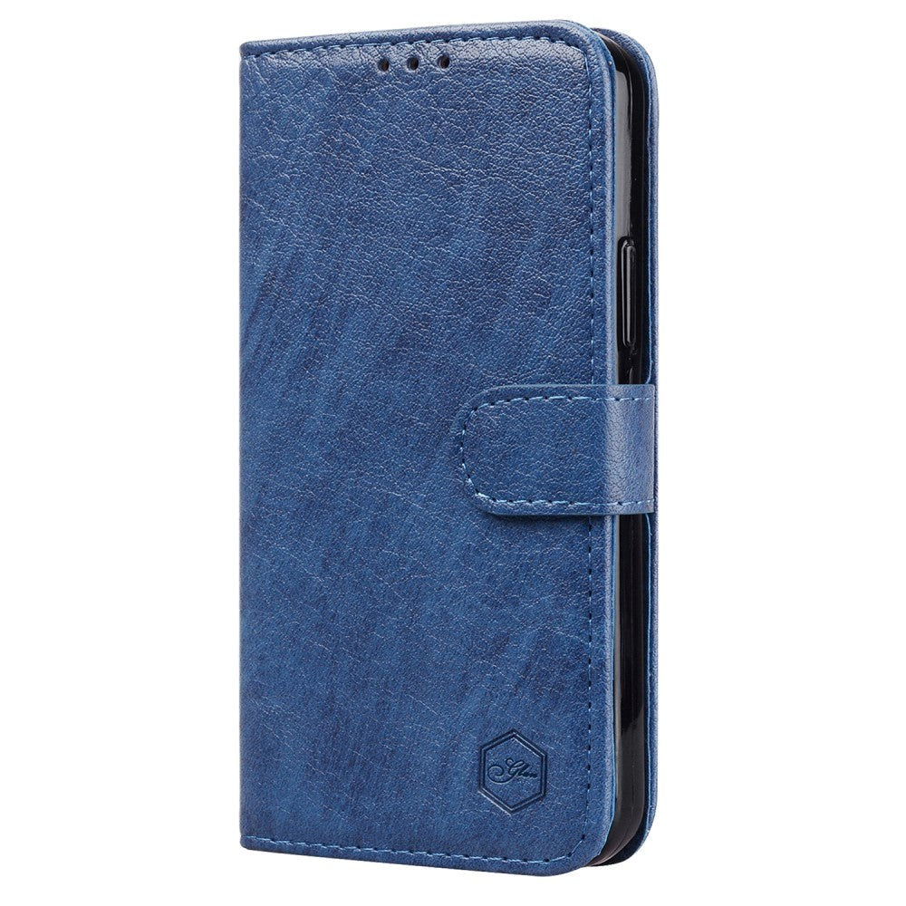 Samsung Galaxy A05s Neutralt Læder Mobil Cover m. Pung & Ståfunktion - Blå
