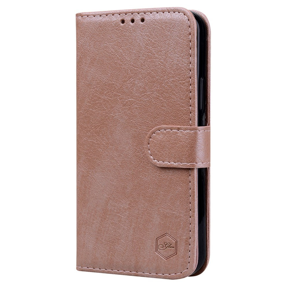 Samsung Galaxy A05s Neutralt Læder Mobil Cover m. Pung & Ståfunktion - Rose Gold