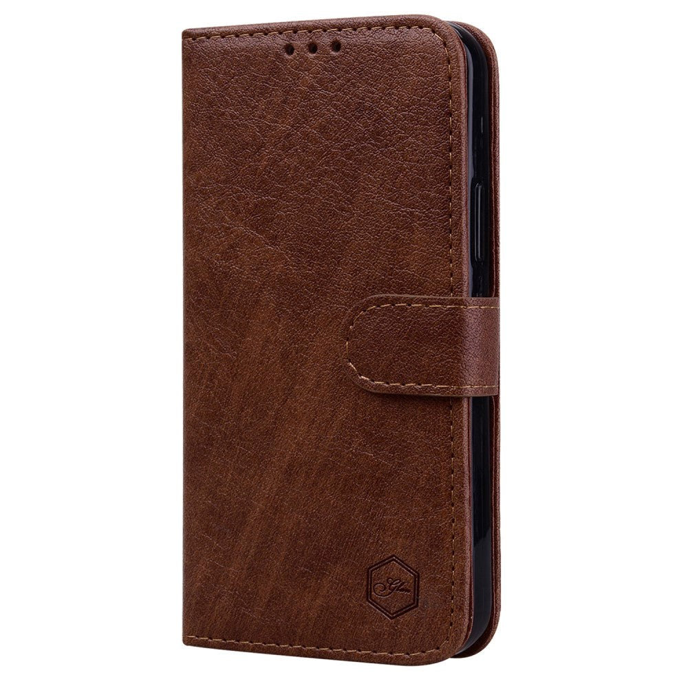 Samsung Galaxy A05s Neutralt Læder Mobil Cover m. Pung & Ståfunktion - Brun