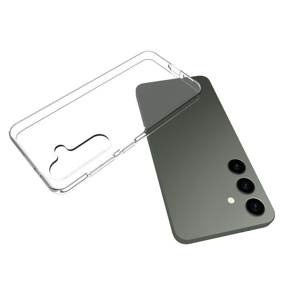 Samsung Galaxy S24 Fleksibelt Plastik Mobil Cover - Gennemsigtig