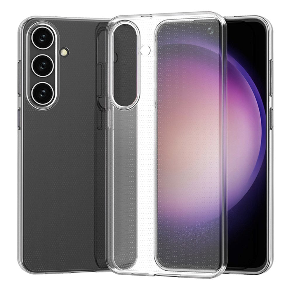 Samsung Galaxy S24+ (Plus) Fleksibelt TPU Plastik Mobil Cover - Gennemsigtig