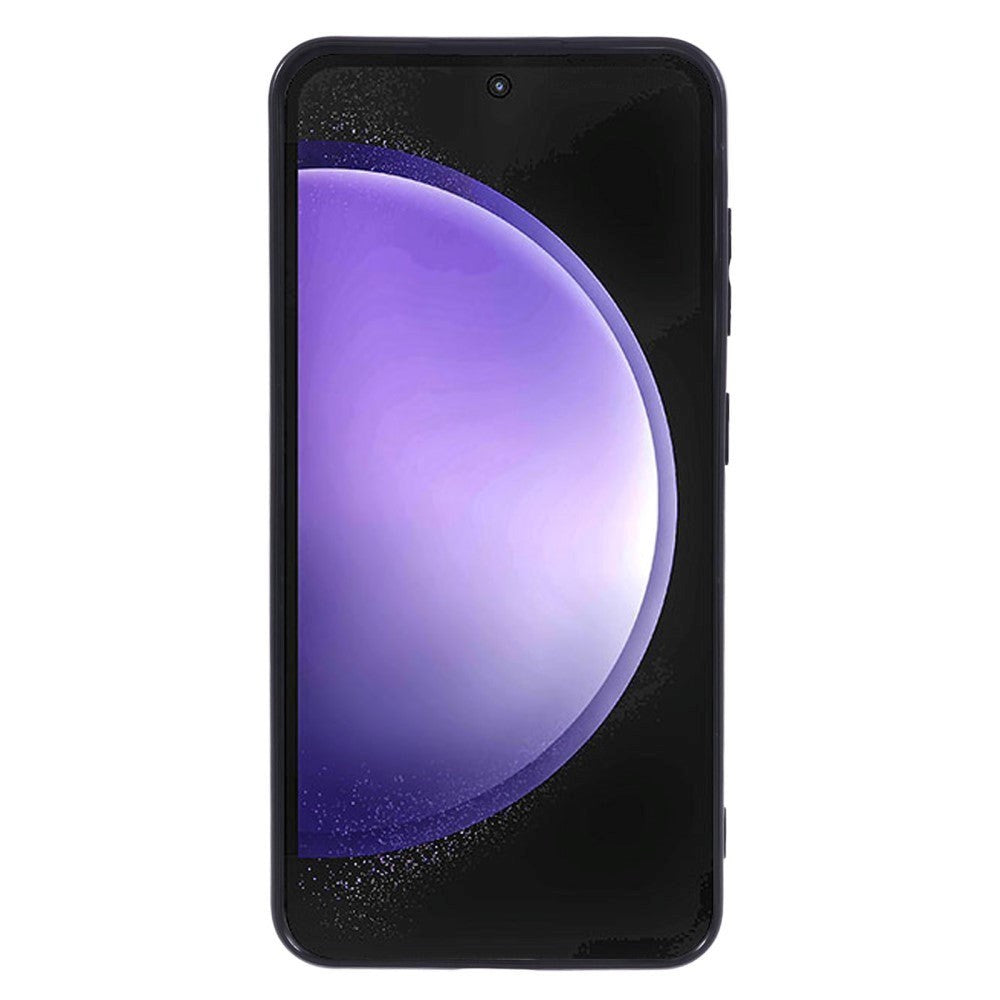 Samsung Galaxy S24 Fleksibelt TPU Plastik Mobil Cover - Sort