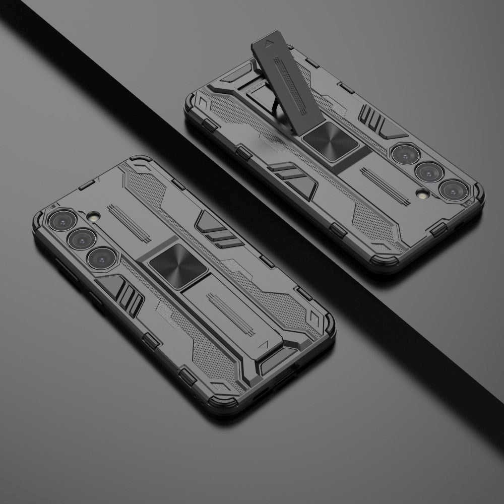 Samsung Galaxy S24+ (Plus) Håndværker Mobil Cover m. Kickstand - Sort