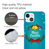 iPhone 15 Plus Fleksibelt Plast Mobil Jule Cover - Merry Christmas - Juleklokker