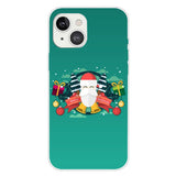 iPhone 15 Plus Fleksibelt Plast Mobil Jule Cover - Merry Christmas - Julemanden