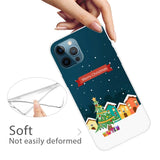 iPhone 15 Pro Fleksibelt Plast Mobil Jule Cover - Merry Christmas - Juleby