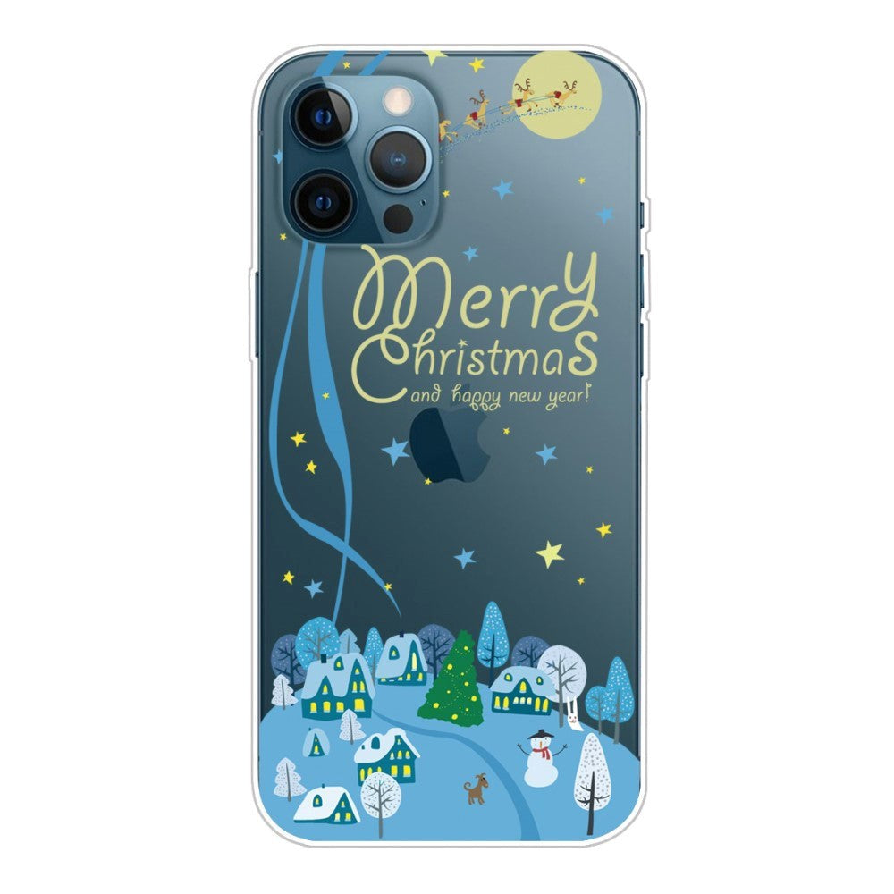 iPhone 15 Pro Fleksibelt Plastik Jule Mobil Cover - Juleby