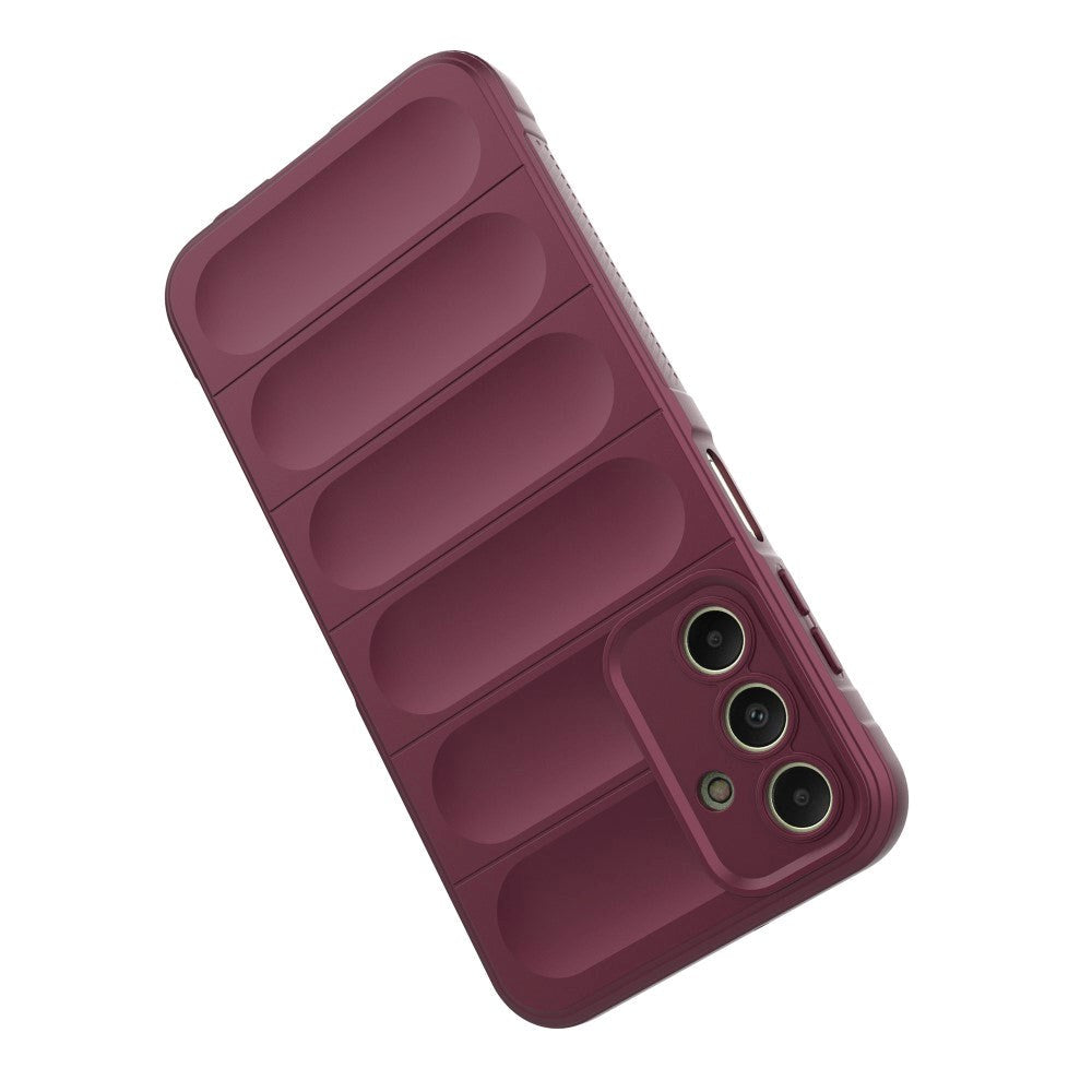 Samsung Galaxy A15 (5G) / A15 Fleksibelt Plastik Mobil Cover - Vinrød