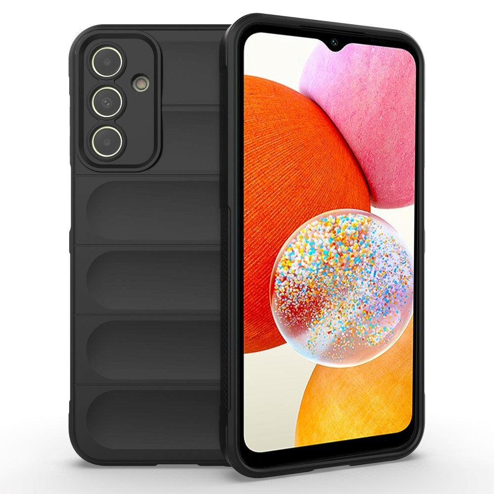 Samsung Galaxy A15 (5G) / A15 Fleksibelt Plastik Mobil Cover - Sort