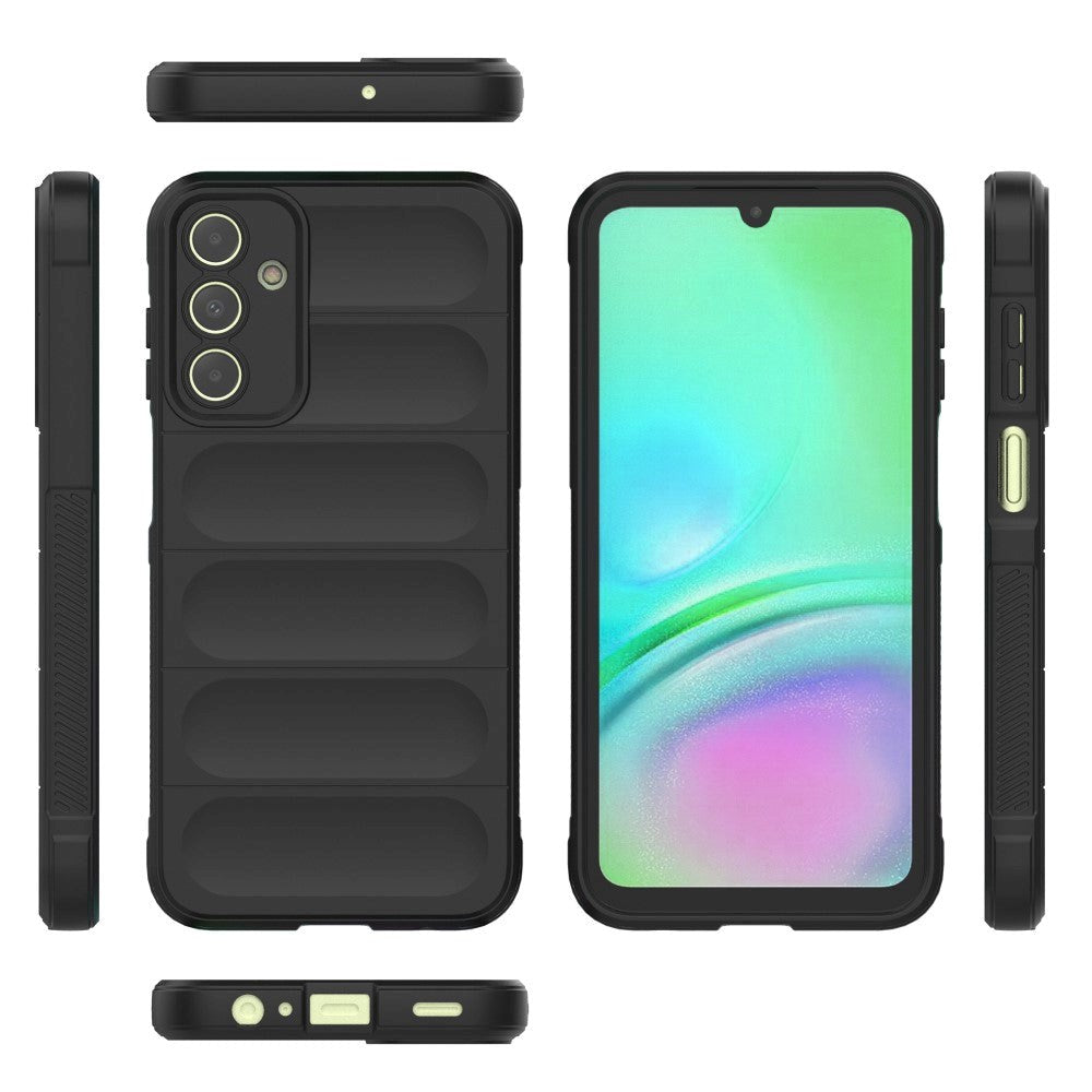 Samsung Galaxy A15 (5G) / A15 Fleksibelt Plastik Mobil Cover - Sort