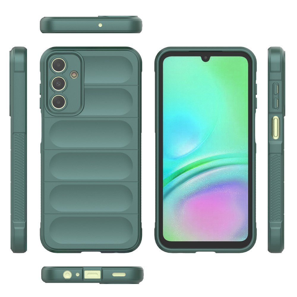 Samsung Galaxy A15 (5G) / A15 Fleksibelt Plastik Mobil Cover - Grøn
