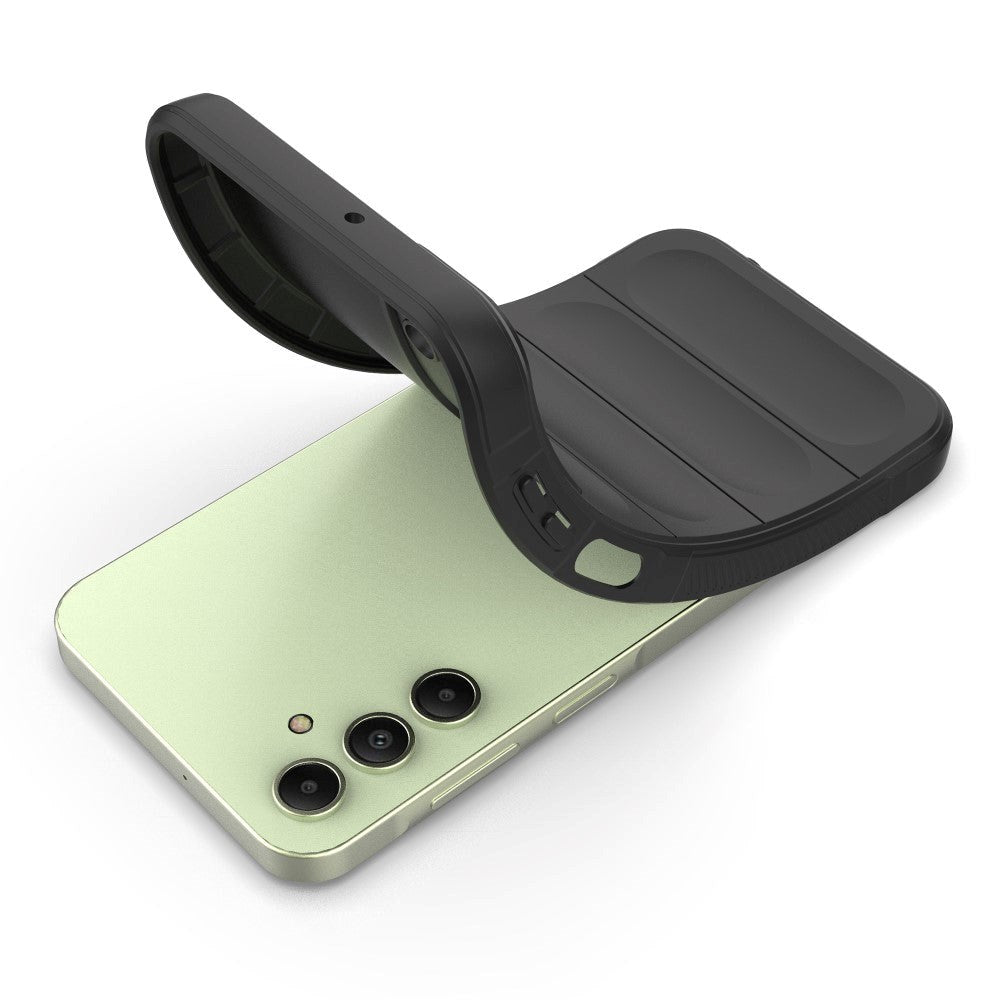 Samsung Galaxy A15 (5G) / A15 Fleksibelt Plastik Mobil Cover - Grå