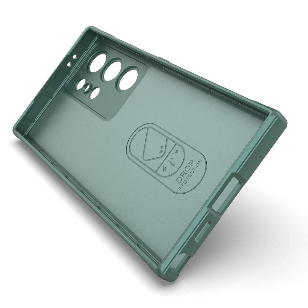 Samsung Galaxy S24 Ultra Fleksibelt Plastik Mobil Cover - Grøn