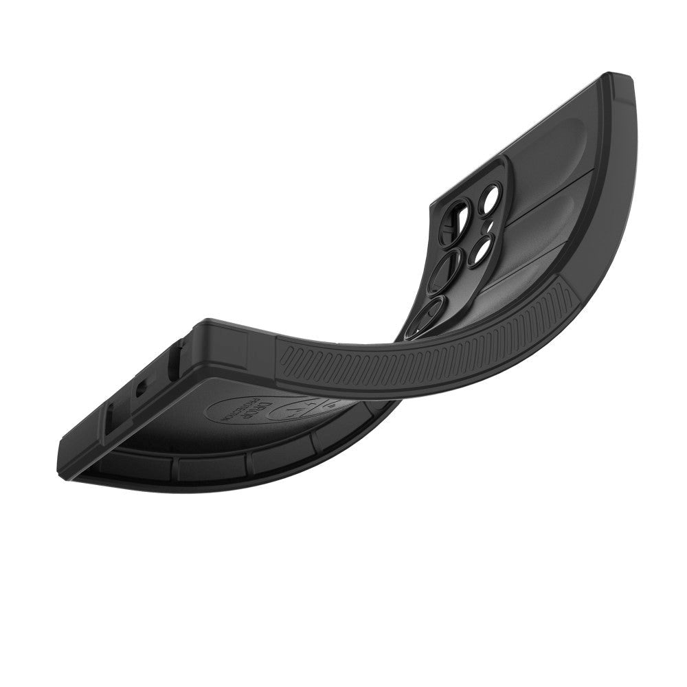 Samsung Galaxy S24 Ultra Fleksibelt Plastik Mobil Cover - Lysegrå