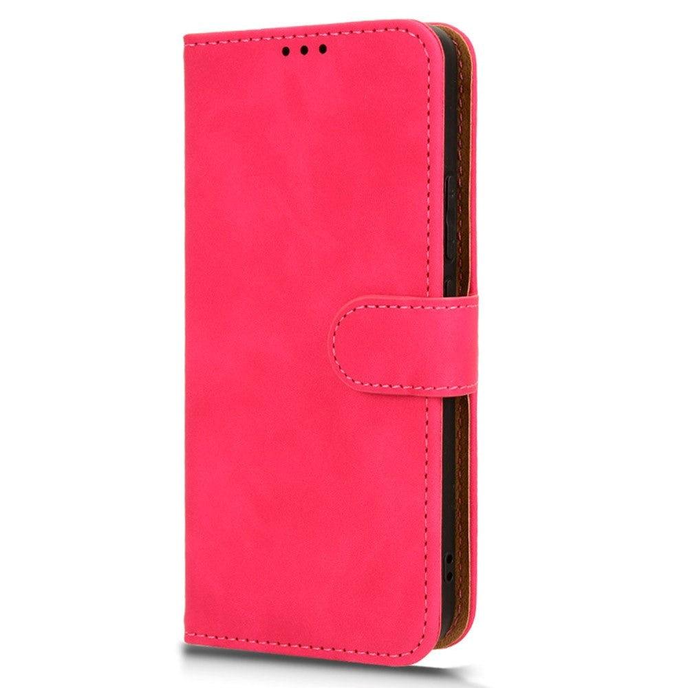 Xiaomi 14 Pro Læder Mobil Cover m. Kortholder & Ståfunktion - Pink