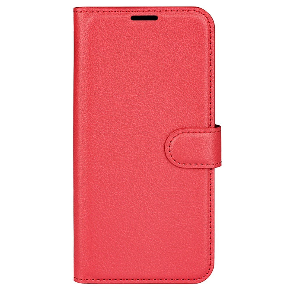 Xiaomi 14 Pro Kunstlæder Mobil Cover m. Kortholder & Ståfunktion - Rød