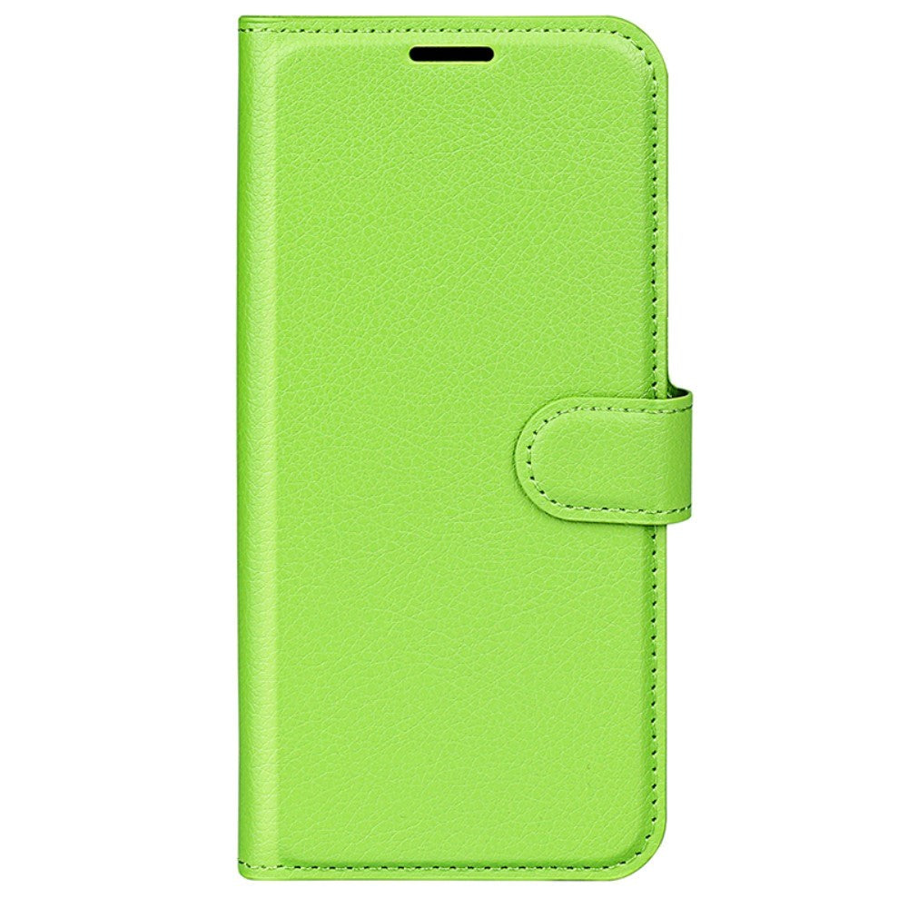 Xiaomi 14 Pro Kunstlæder Mobil Cover m. Kortholder & Ståfunktion - Grøn