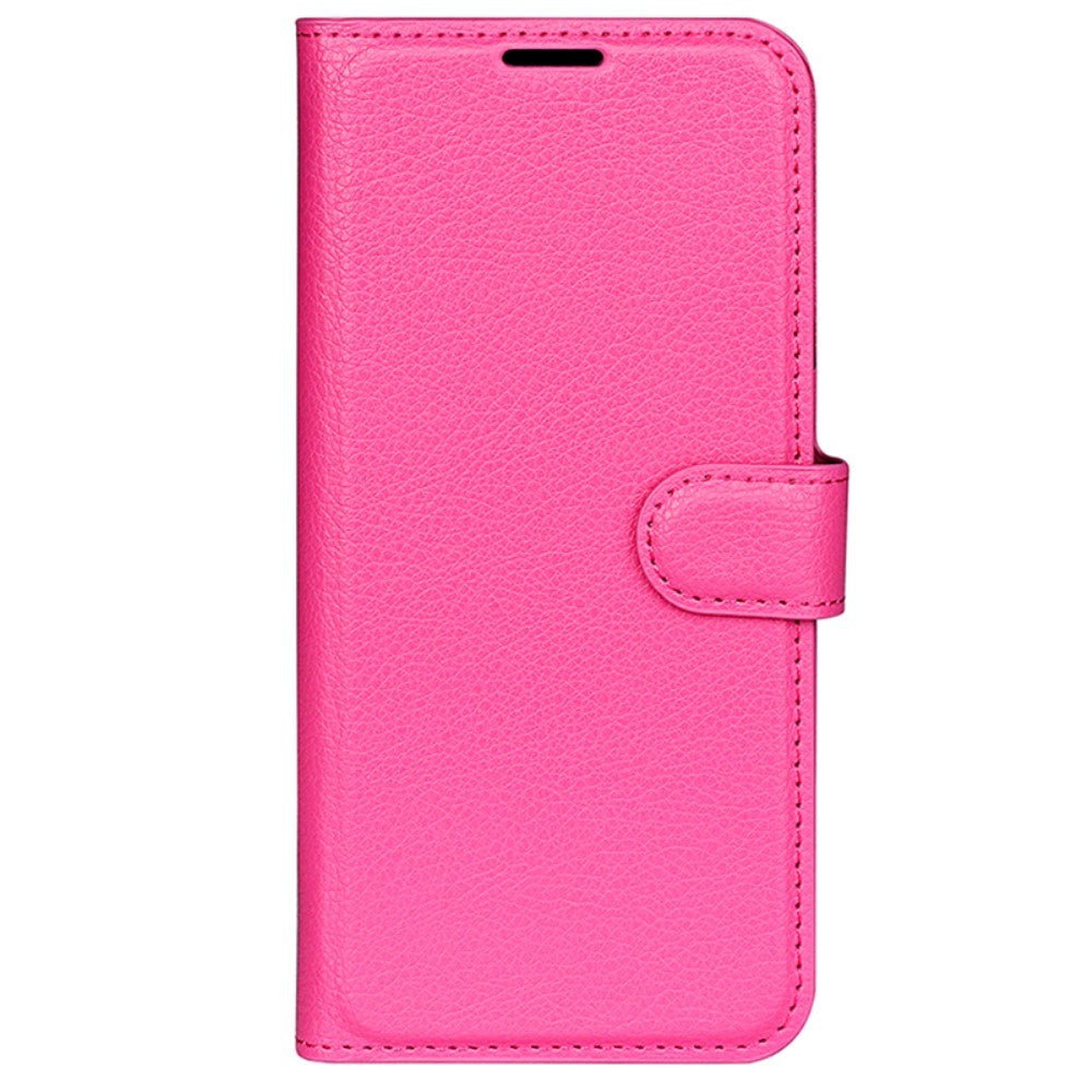 Xiaomi 14 Pro Kunstlæder Mobil Cover m. Kortholder & Ståfunktion - Pink